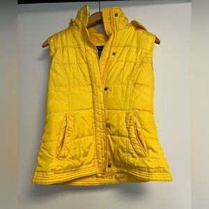 Yellow Quilted Women's Vest